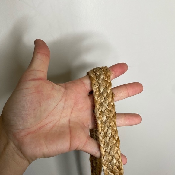 World Wide Lg Jute Satchel Crossbody Bag Bohemian - Picture 10 of 14